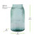 11" Diamond Recycled Glass Container