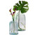 11" Diamond Recycled Glass Container