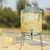 1.3 Gallon Cola Glass Beverage Dispenser - 100% Recycled Glass with Lemonade