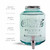 1.3 Gallon Cola Glass Beverage Dispenser - 100% Recycled Glass Dimensions