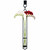 Florence Hanging Pendant Tube Vase & Wall Hook