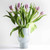Modern Java Recycled Glass Vase White Glossy