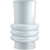 Modern Alto Recycled Glass Vase Glossy White