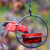 Mosaic Birds Hummble Basic Bird Feeder Red