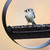 Mosaic Birds Bistro Bird Feeder Copper with Bird