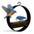 Mosaic Birds Bistro Bird Feeder with Bluebirds