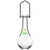 Hanging Drop Recycled Glass Rooting Vase