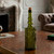 Ornate Bottle with Cork Vintage Green in Living Room by Fireplace