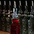 Ornate 23.7oz Recycled Glass Oil or Vinegar Bottle w/ Pour Spout with Syrup in Bar