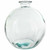 6 3/4" Ball Recycled Glass Vase