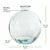 6 3/4" Ball Recycled Glass Vase