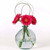 6 3/4" Ball Recycled Glass Vase