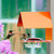Mosaic Birds Cottage Hummingbird Feeder