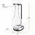 Drop Recycled Glass Vase & Metal Stand