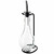 Drop Single Oil & Vinegar Glass Cruet Set & Stand