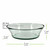 Cuban Bird Feeder/Bird Bath Bowl Dimensions