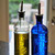 Olive Branch 16oz Recycled Glass Oil or Vinegar Bottle w/ Pour Spout