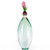 15" Recycled Glass Teardrop Vase with Flower Bulb