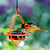 Mosaic Birds Hummble Bold Bird Feeder Orange with Oriole and Jelly