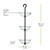 Mosaic Birds Triple Hanging Poppy Feeder