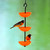 Mosaic Birds Triple Hanging Poppy Feeder
