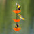 Mosaic Birds Triple Hanging Poppy Feeder