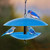 Mosaic Birds Baffle Dome Bird Feeder Bluebird Blue with Bluebirds