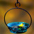 Mosaic Birds Cuban Hanging Bird Bath or Feeder Aqua with Goldfinch