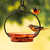 Mosaic Birds Cuban Hanging Bird Bath or Feeder Orange with Orioles