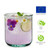 10 oz Classico Flora Tumbler, Set of 6, 100% Recycled Glass with Stickers