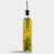 Rectangle Oil & Vinegar Bottle w/ Spout, 12.7 oz with Herbal Infused Olive Oil