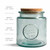 27 oz Authentic Jar Recycled Glass with Cork Dimensions