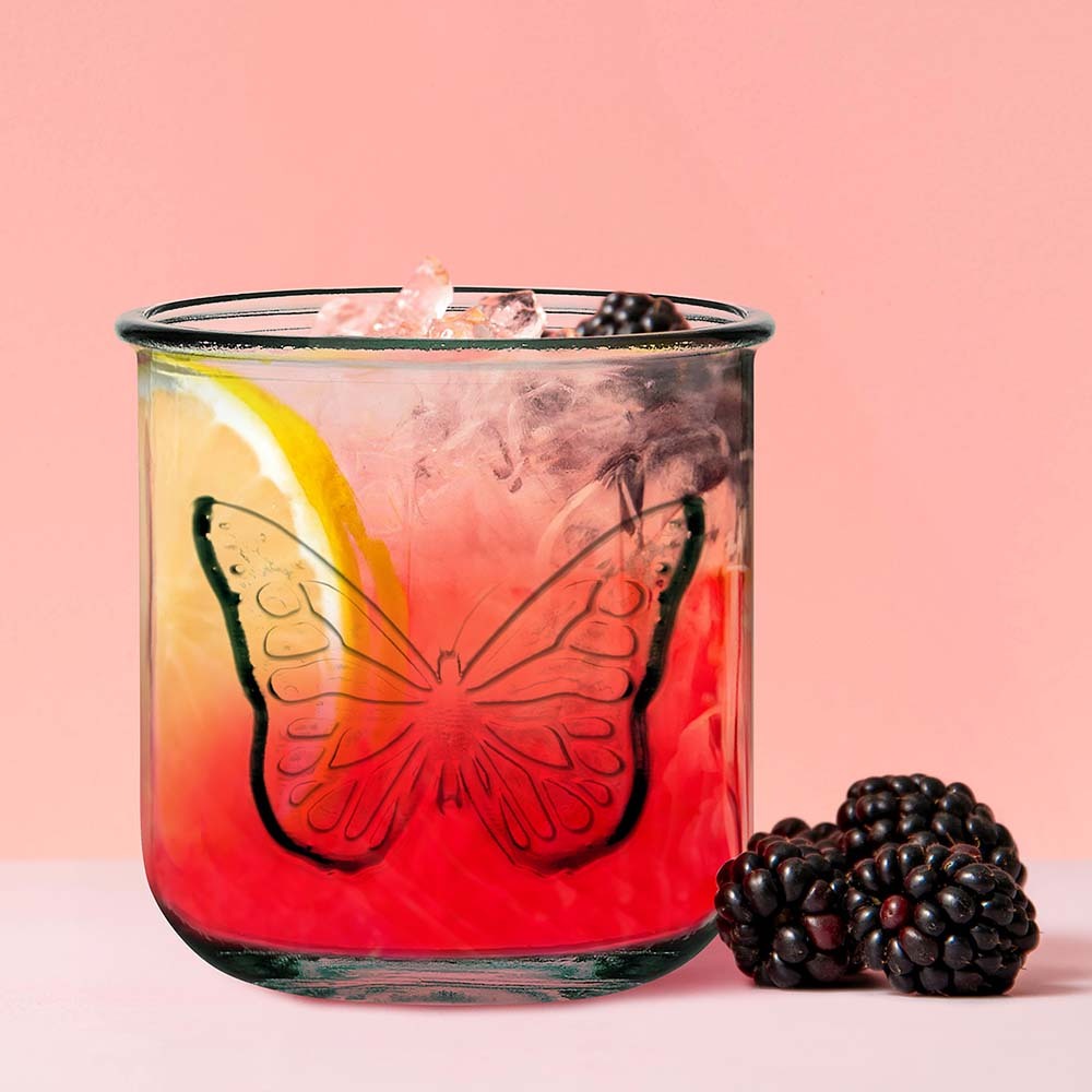 Classico Butterfly with Fruit Punch, Lemon, and Raspberry
