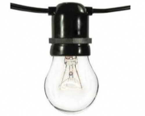 Commercial Grade Bistro String Lighting 120V BK-E26-120