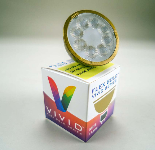 Vivid Series MR16 5 Watt Lamp by Unique Lighting Systems - LED-5W-AM6FL-CCT