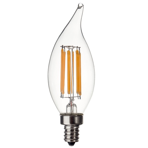 CA10 120V 6 WATT Flame Tip LED by JQ America