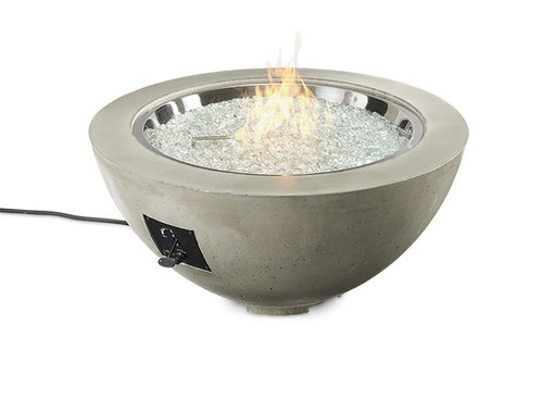 Cove 30" Gray Gas Fire Pit Bowl by The Outdoor GreatRoom Company **FREE SHIPPING**