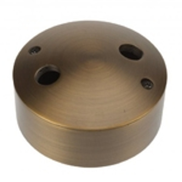 Best Quality Lighting Die Cast Brass 2 Hole Burial Box LV-64-2 (LV64-2 AB)