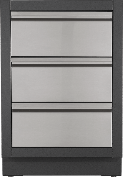Oasis Two Drawer Cabinet with False Top Drawer by Napoleon