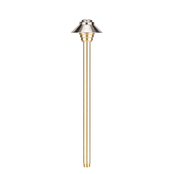 2166 brass and stainless steel path light