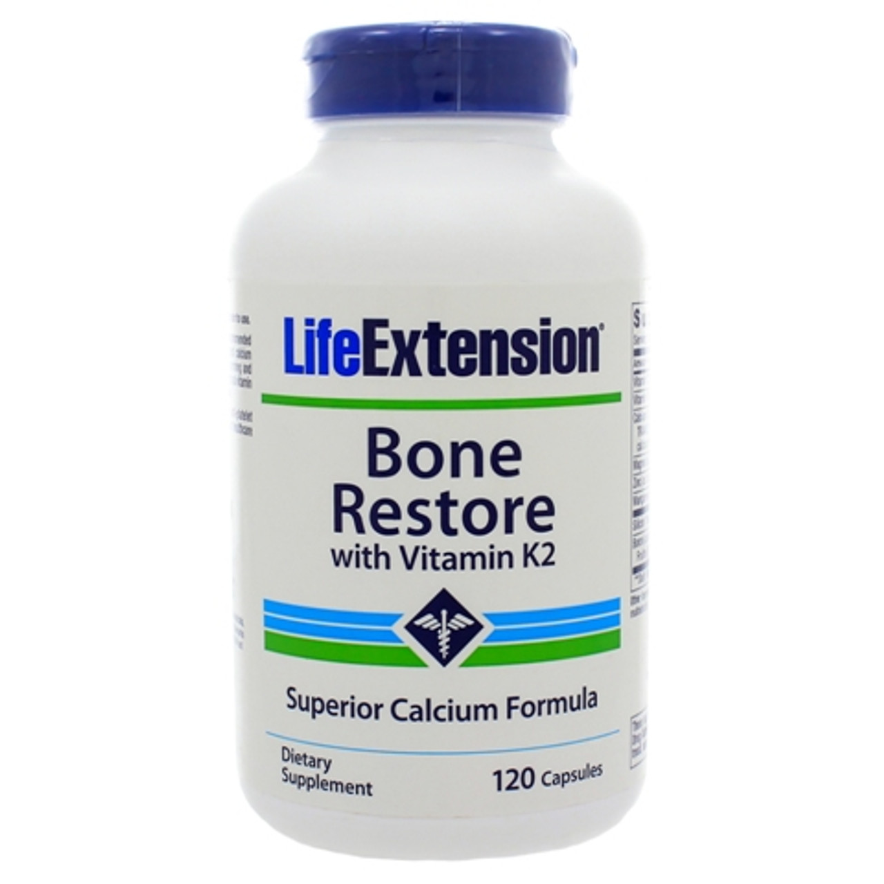 Life Extension Bone Restore w/Vitamin K2 120 Capsules Life Nutrition