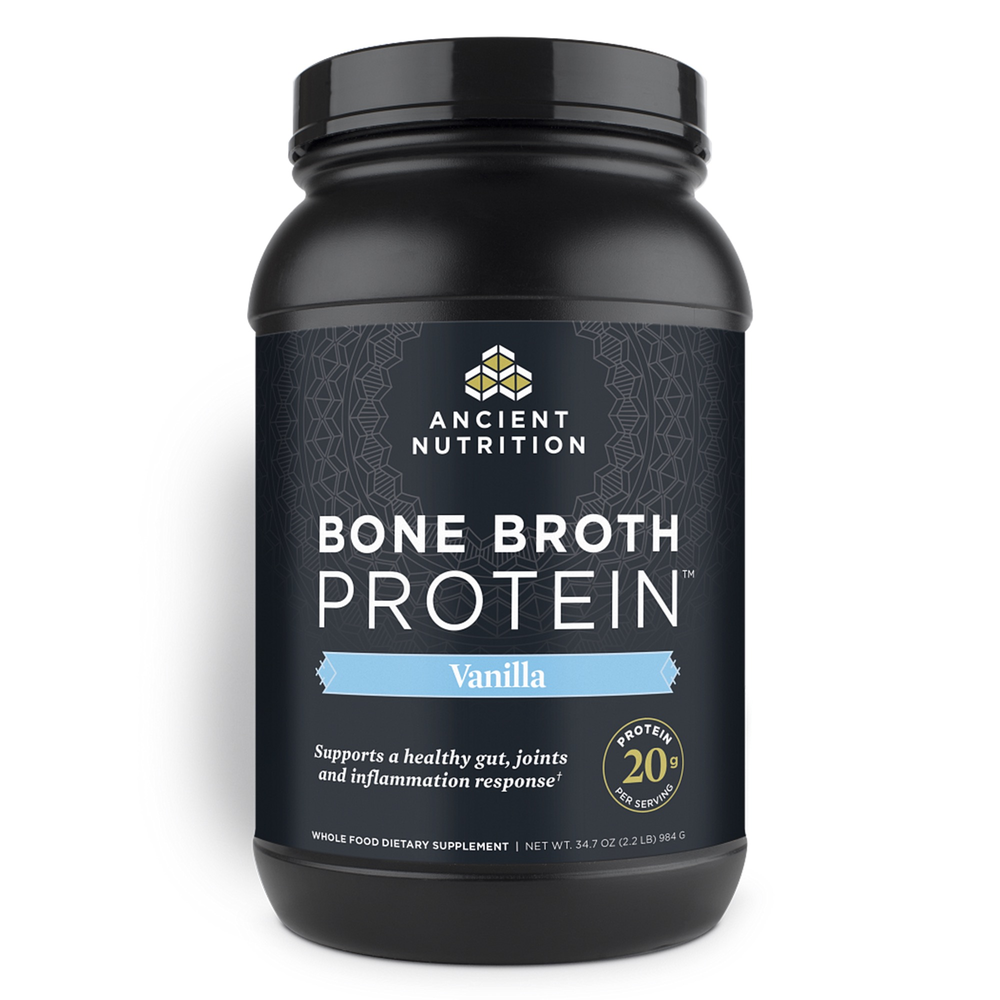 Ancient Nutrition Bone Broth Protein Vanilla 40 serv