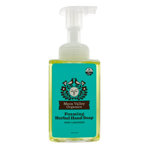 Moon Valley Organics Mint Lavender Herbal Hand Soap 8.8 Ounces