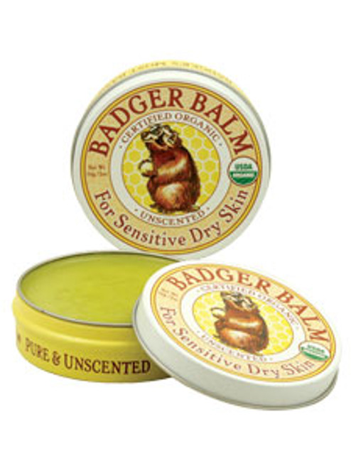 Badger Balm - Unscented 2 oz W.S. Badger Company