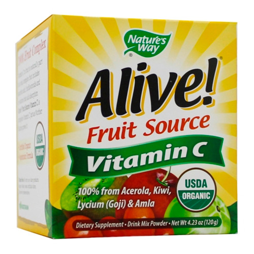 Nature's Way Alive! Organic Vitamin C powder 120 Grams