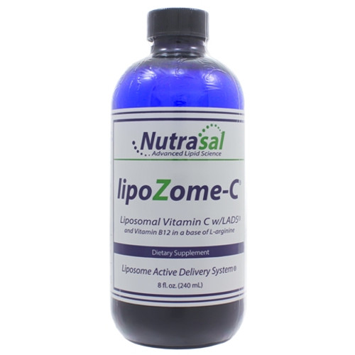 Nutrasal LipoZome C: Liposomal Vitamin C with B12 8oz 8 Ounces