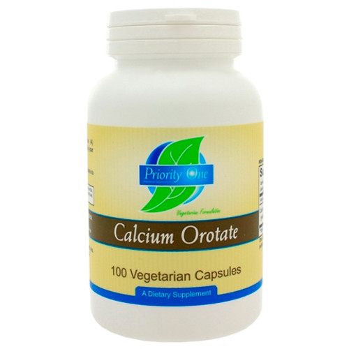 Priority One Calcium Orotate 220mg 100 Capsules