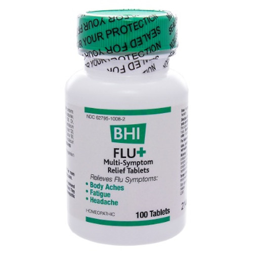 BHI Homeopathics/Medinatura BHI Flu + 100 Tablets
