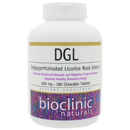 Bioclinic Naturals DGL 180 Tablets