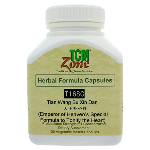 TCM Zone Emperor of Heaven Special Formula to Tonify Heart(T-168) 100 Capsules